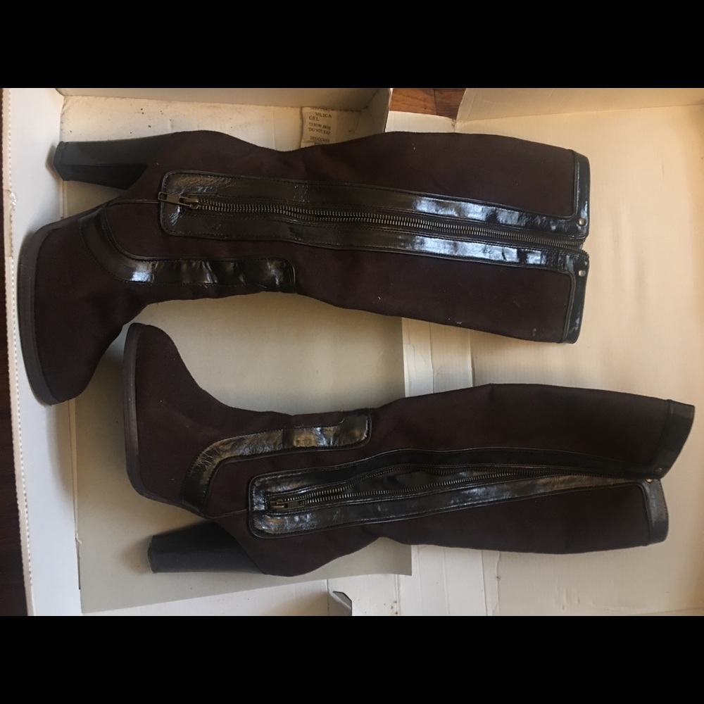 New Brown Heel Boots size 8.5